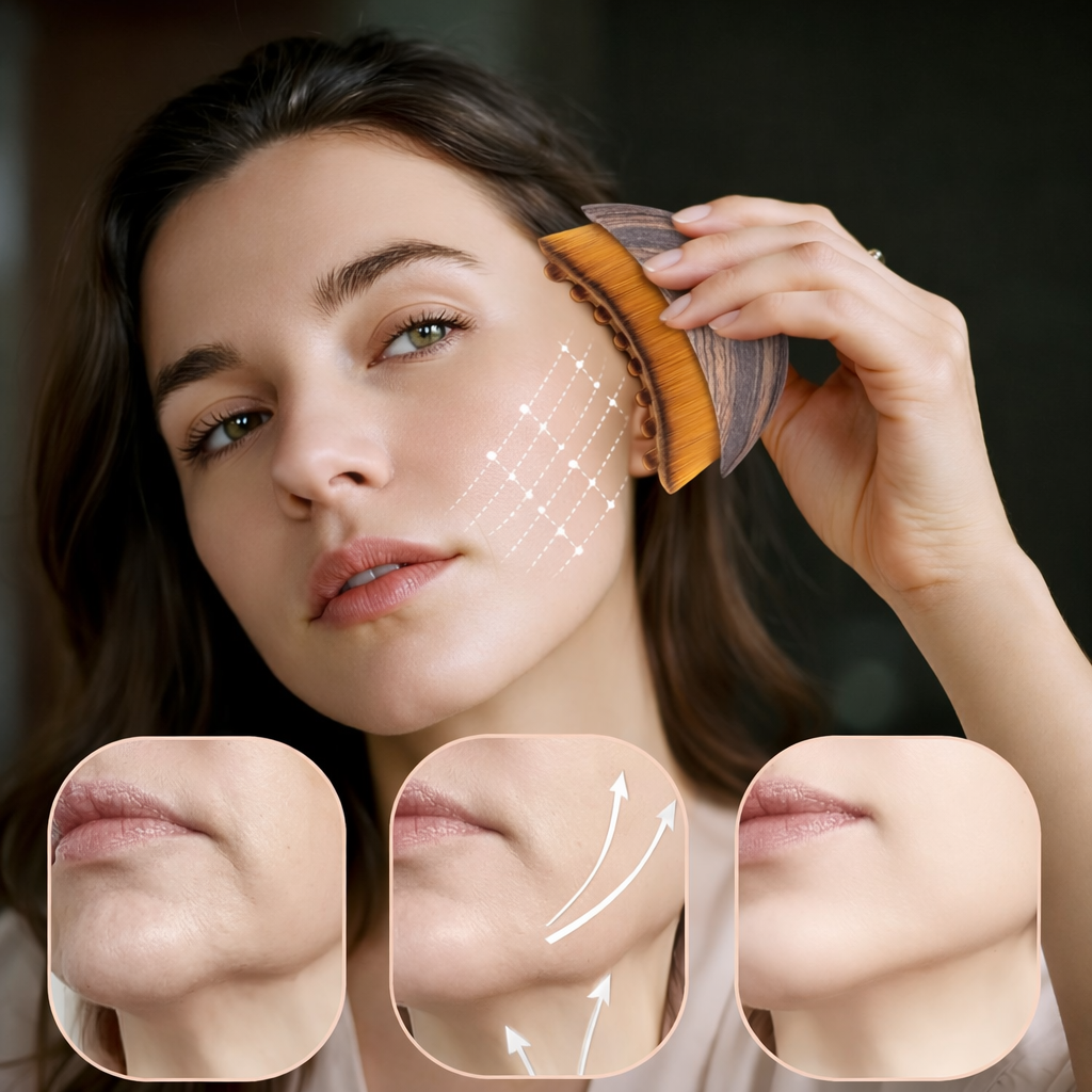 Natural Lifting Massage Brush – Sculpt, Firm & Revitalize Your Skin