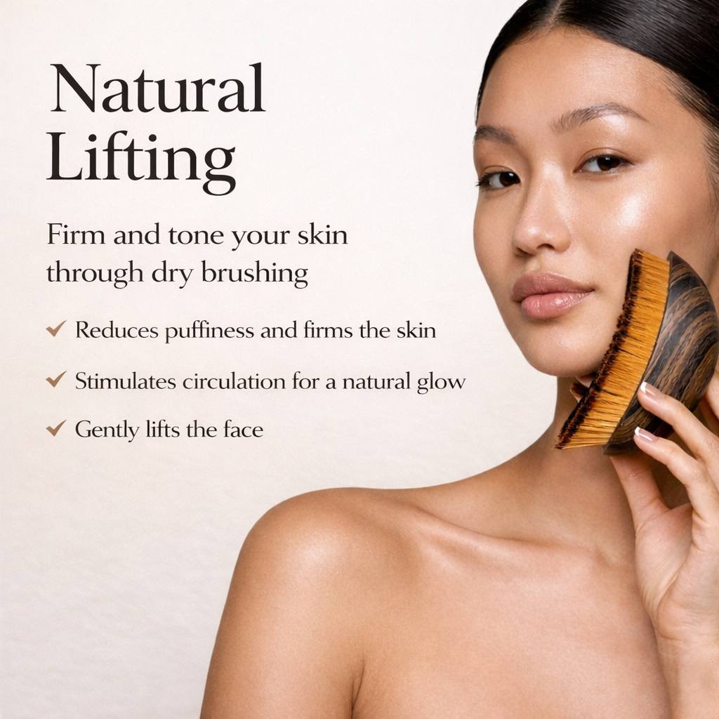 Natural Lifting Massage Brush – Sculpt, Firm & Revitalize Your Skin